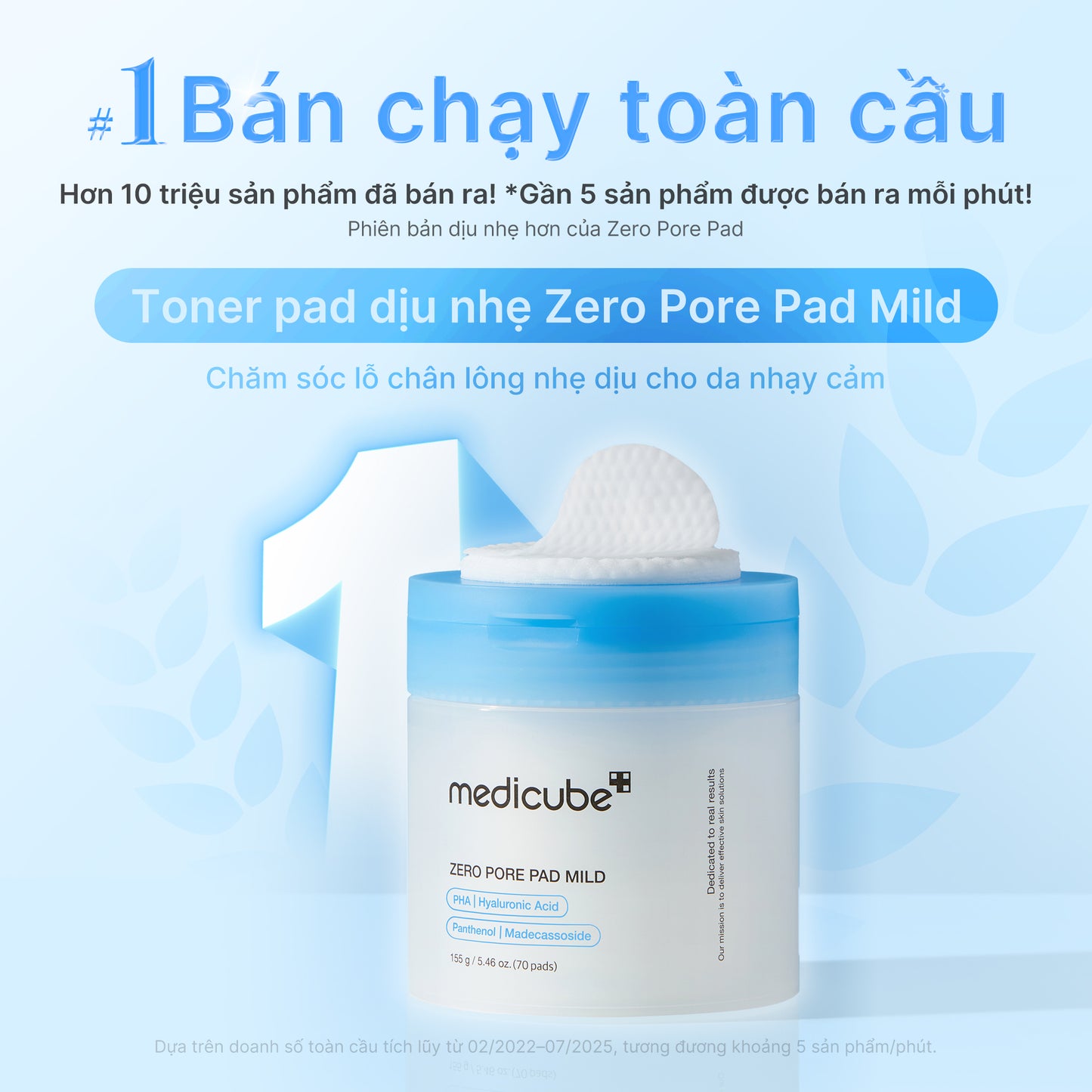 Zero Pore Madecassoside Pads (Mild)
