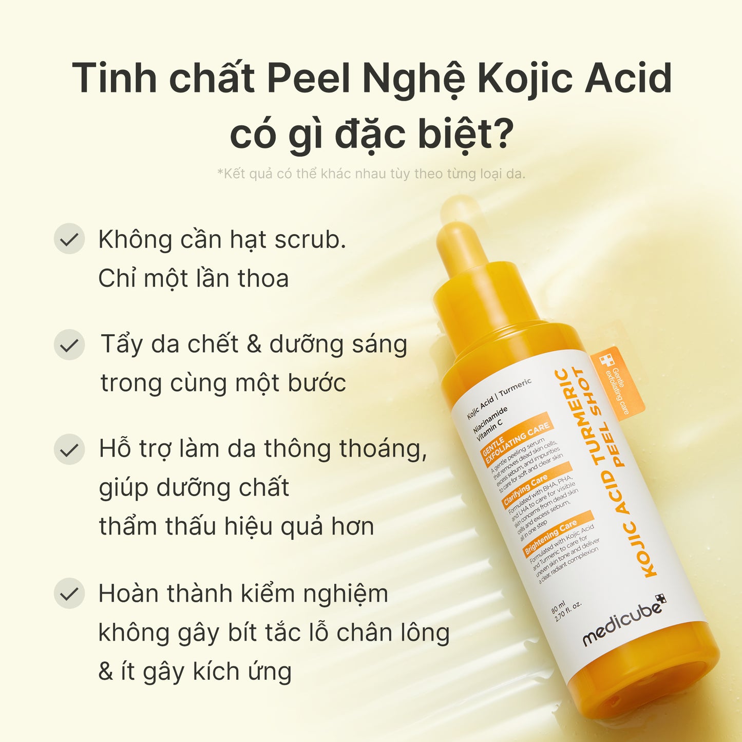 Kojic Acid Turmeric Peel Shot