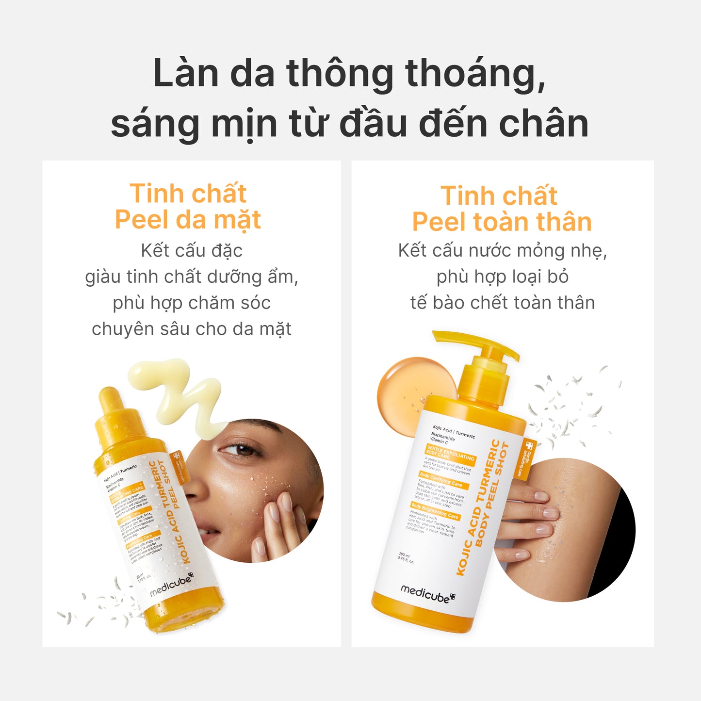 Kojic Acid Turmeric Body Peel Shot