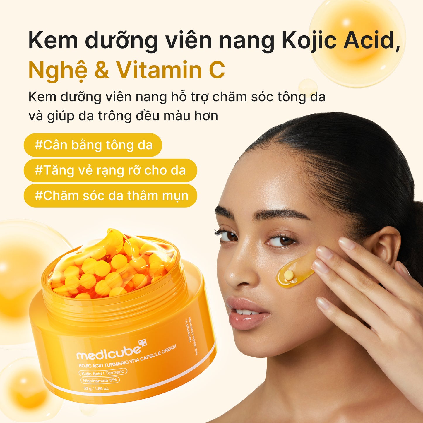 Kojic Acid Turmeric Vita Capsule Cream