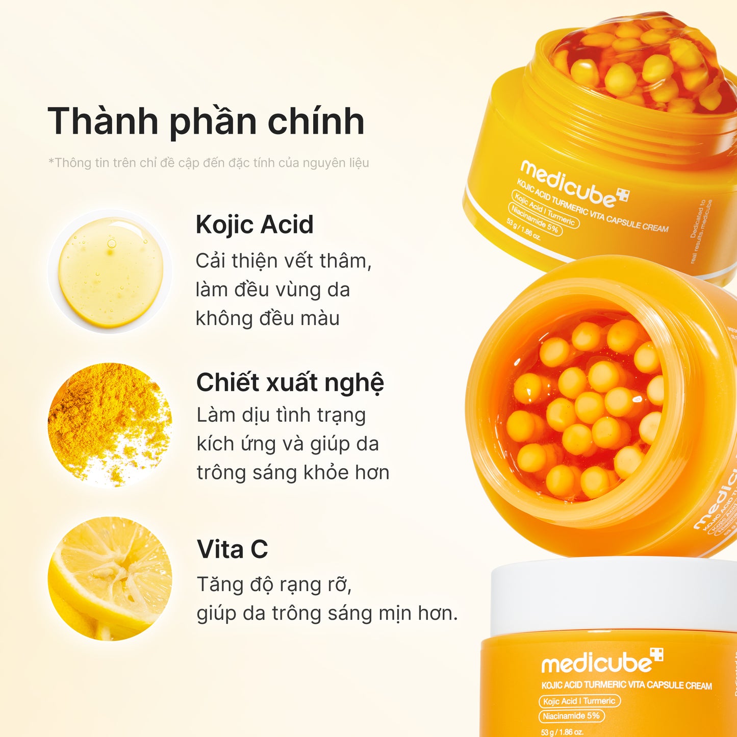 Kojic Acid Turmeric Vita Capsule Cream