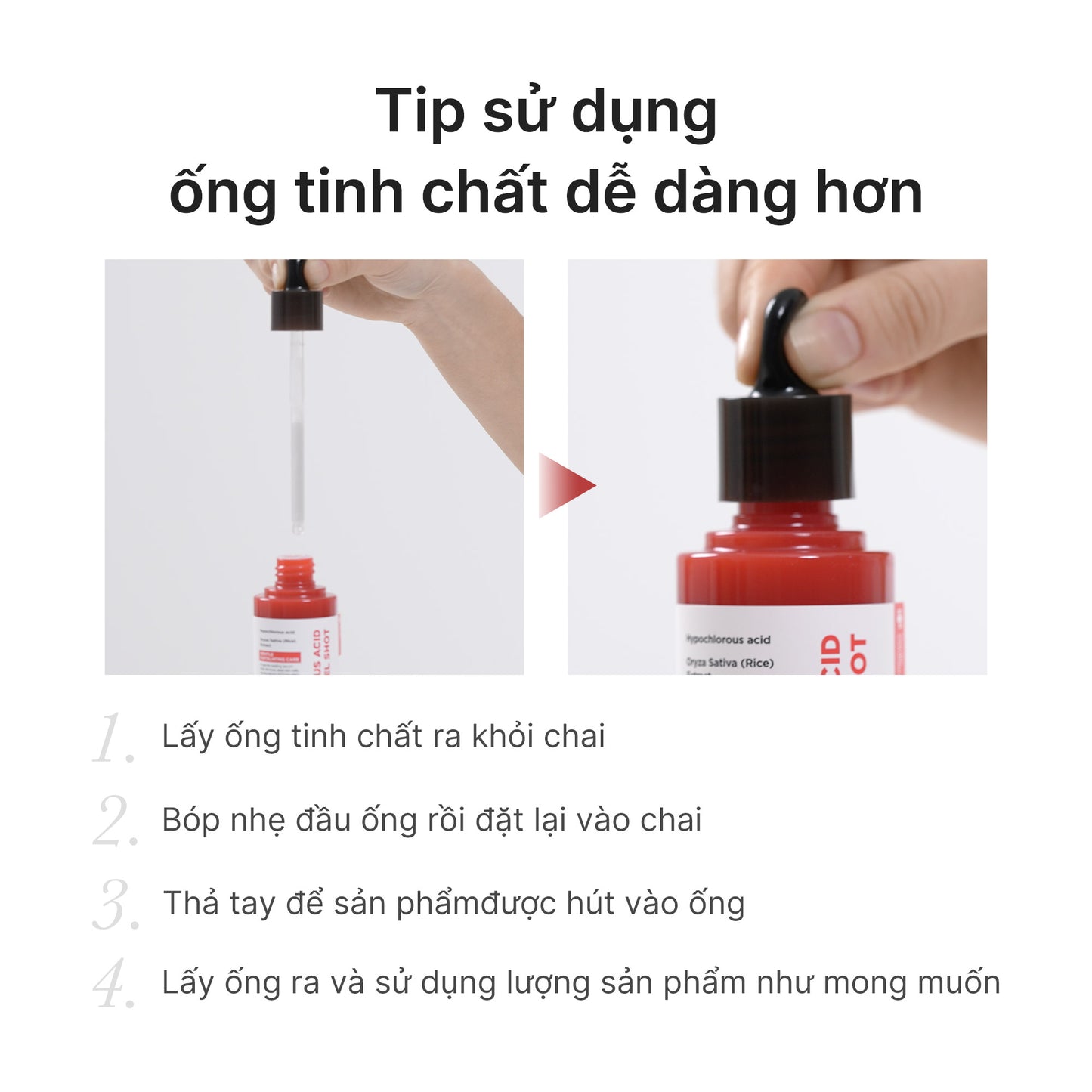 Hypochlorous Acid Rice Peel Shot